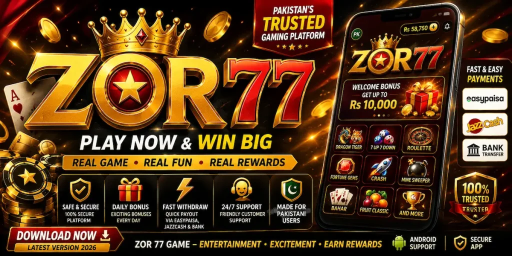 ZOR 77 Game Free Earning